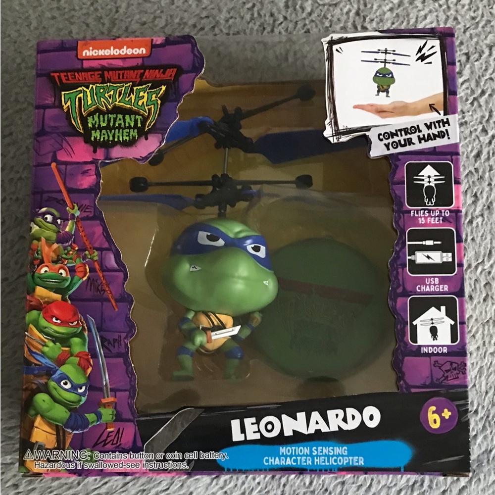 Teenage Mutant Ninja Turtles, Leonardo Motion Sensing Character Helicopter